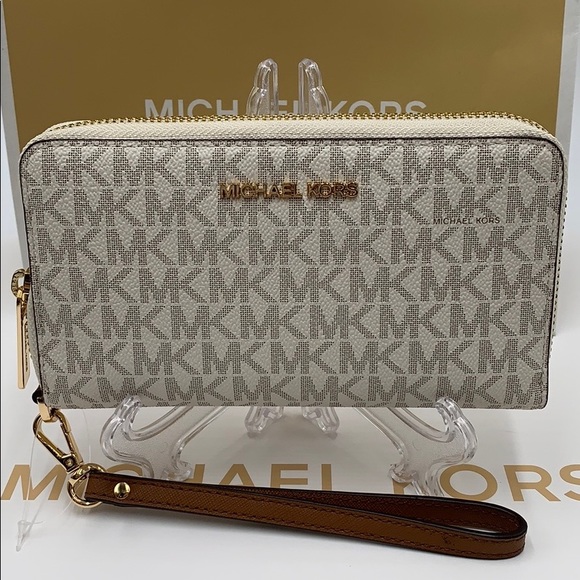 Michael Kors Jet Set Travel Phone Wallet Wristlet - Picture 9 of 16